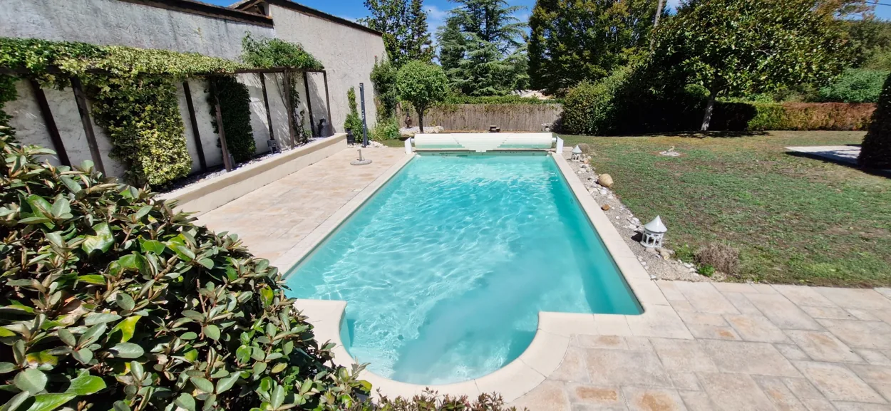Maintained outdoor property area